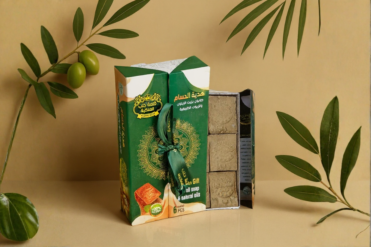Aleppo Heritage Soap Gift Box (6 Bars)
