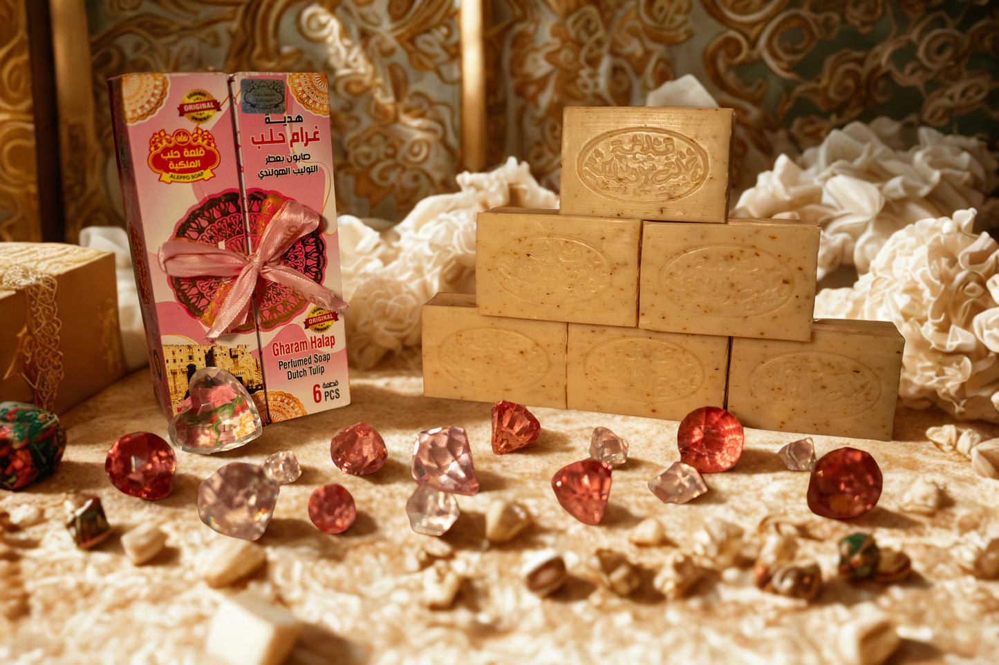 Aleppo Heritage Soap Gift Box (6 Bars)